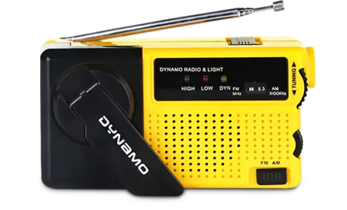 Hand-cranked charging radio
HT-920